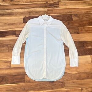 Club Monaco Ladies Button Down Shirt Size XS